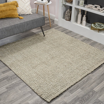 Pata Hand Woven Chunky Jute Area Rug